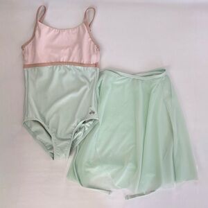 Ethereal Pink and Mint Dance Outfit
